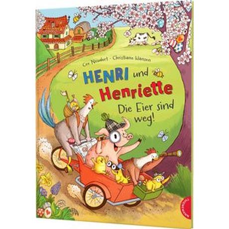 Henri und Henriette 4: Die Eier sind weg! Neudert, Cee; Hansen, Christiane (Illustrationen) Gebundene Ausgabe 