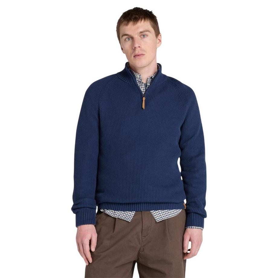 Timberland  Pullover, Reißverschluss, Gerippt 