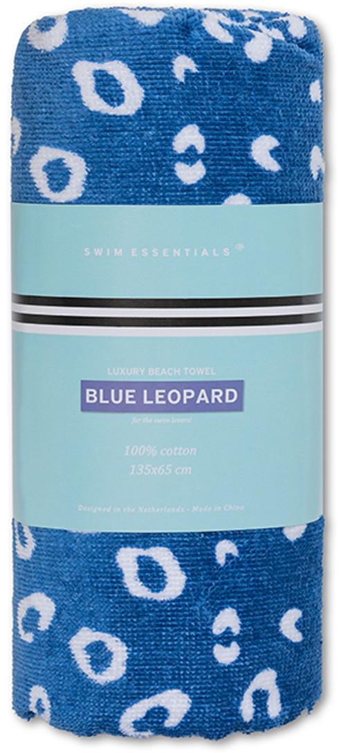 Swim Essentials  Badetuch Blue Leopard 