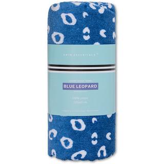 Swim Essentials  Badetuch Blue Leopard 