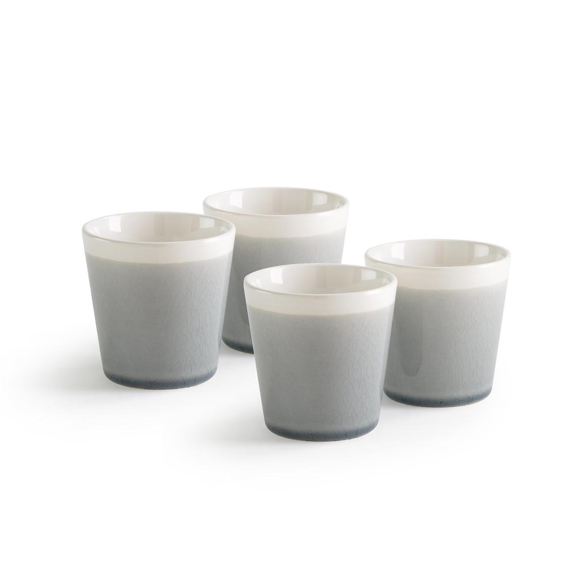 La Redoute Intérieurs Lot 4 tasses à café craquelées  