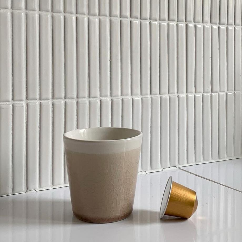 La Redoute Intérieurs Lot 4 tasses à café craquelées  