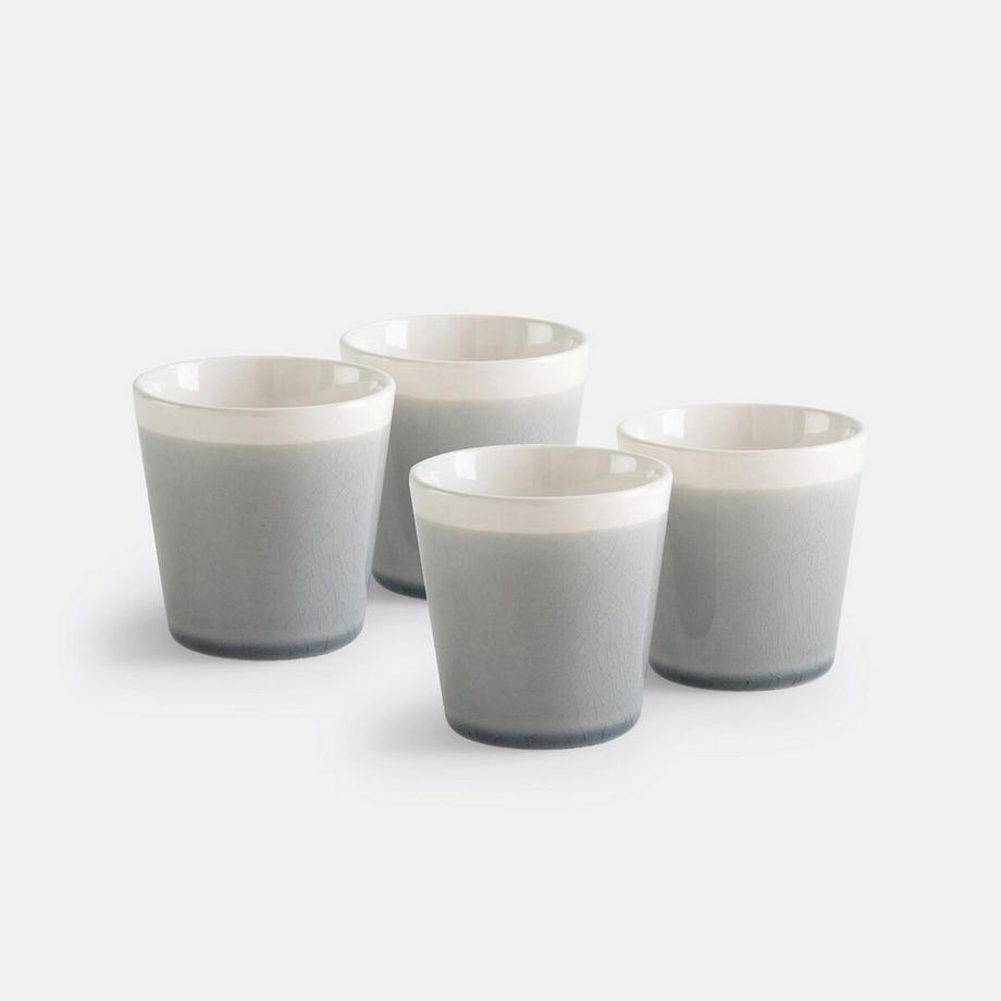 La Redoute Intérieurs Lot 4 tasses à café craquelées  