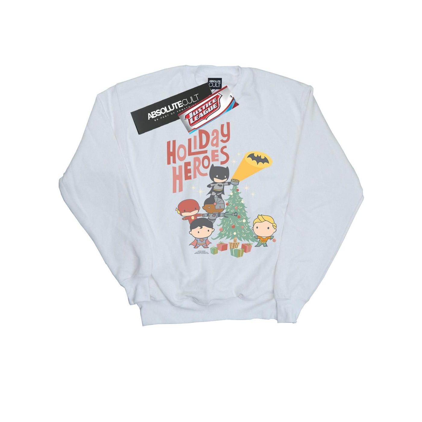 DC COMICS  Justice League Holiday Heroes Sweatshirt 