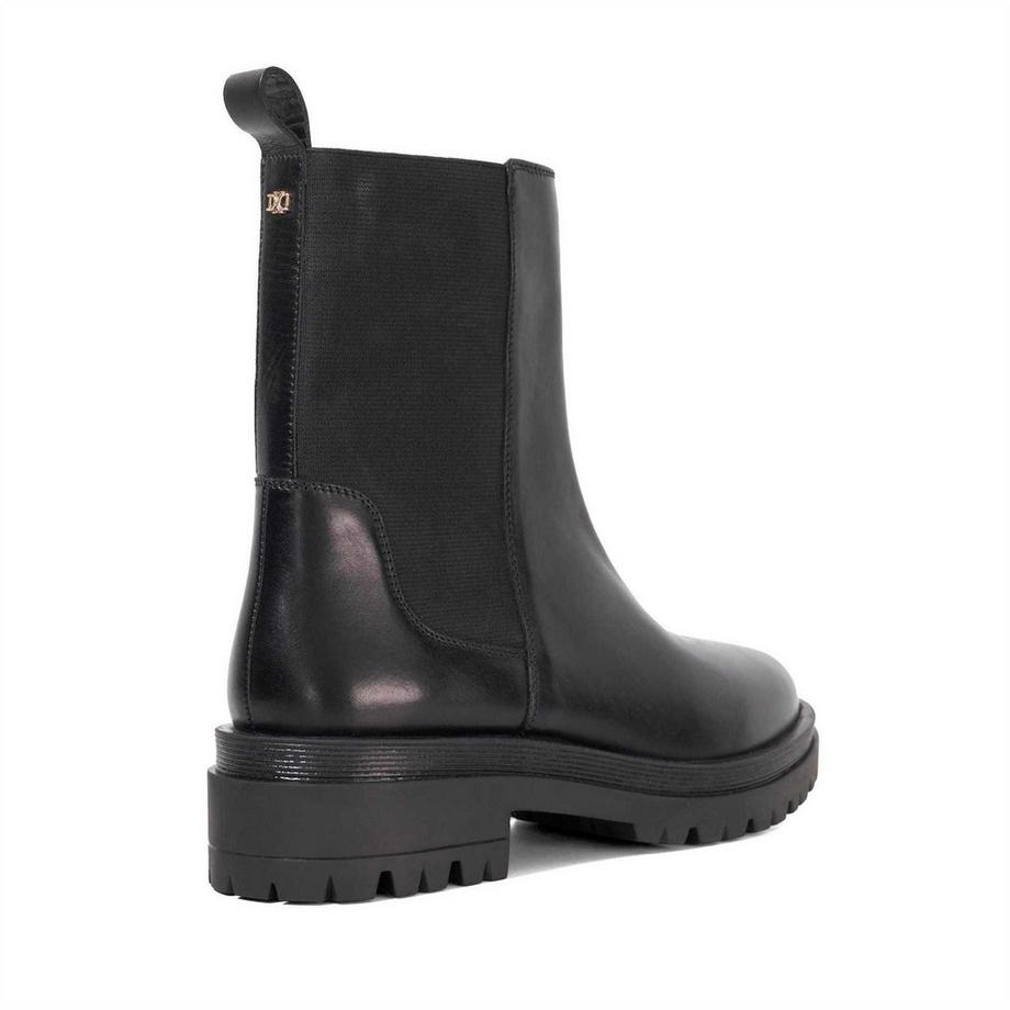 Dune London Stivali Chelsea in Pelle con Tacco Spesso  