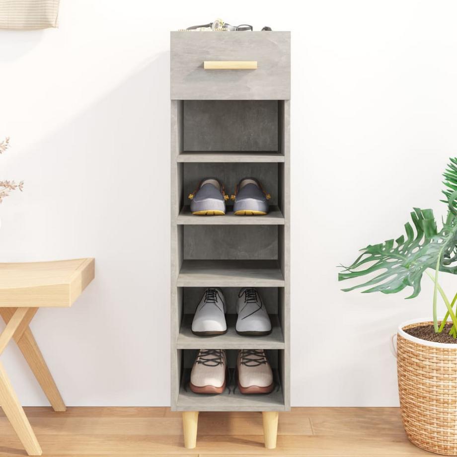 VidaXL Armoire à chaussures bois d'ingénierie  
