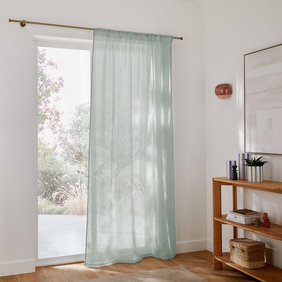 La Redoute Intérieurs  Vorhang Nyong mit Faltenband 