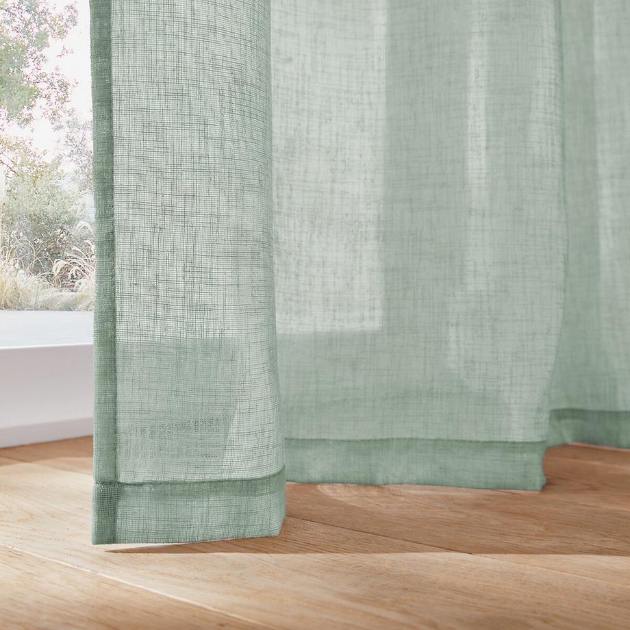 La Redoute Intérieurs  Vorhang Nyong mit Faltenband 