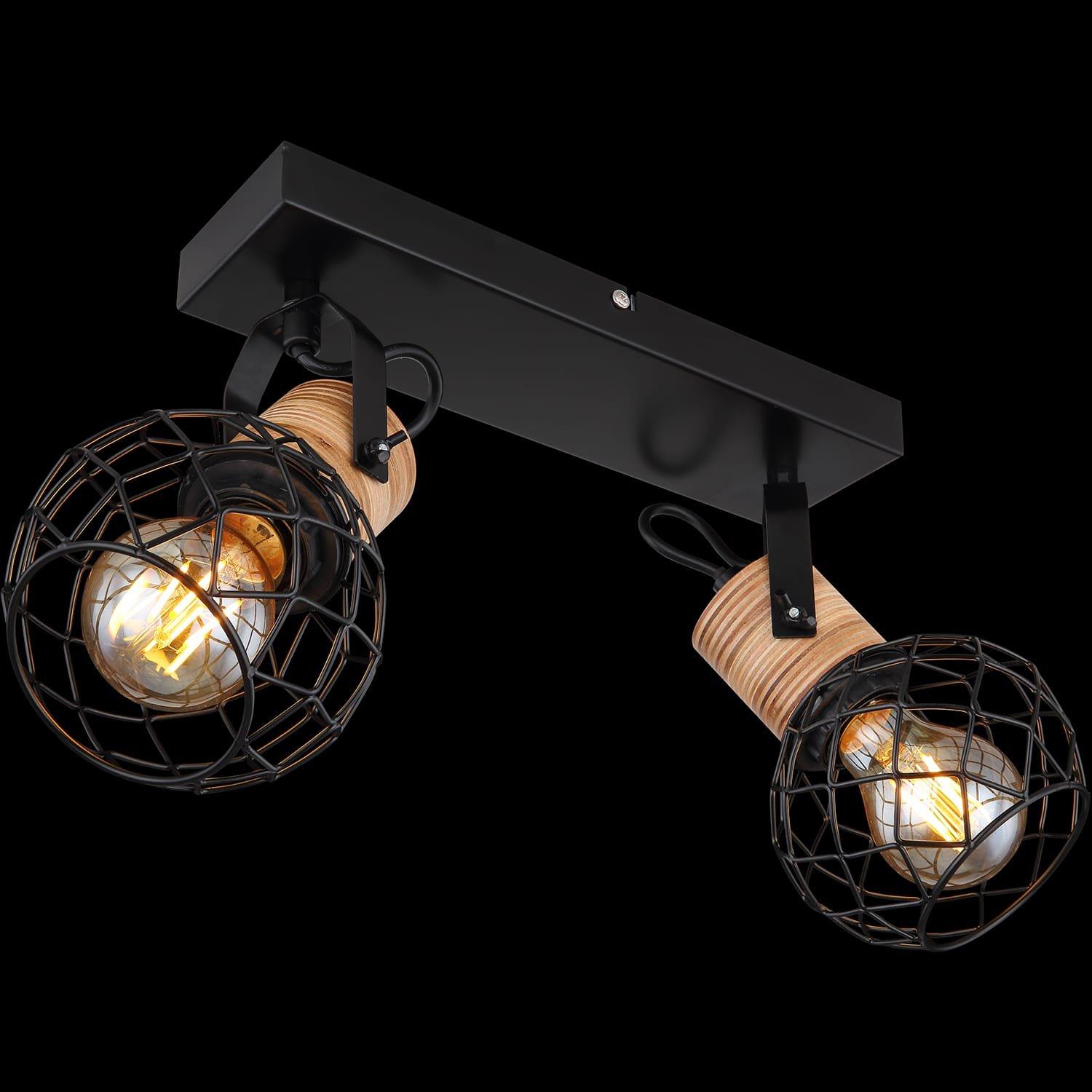 mutoni Strahler Lacky Metall  matt 2xE27  