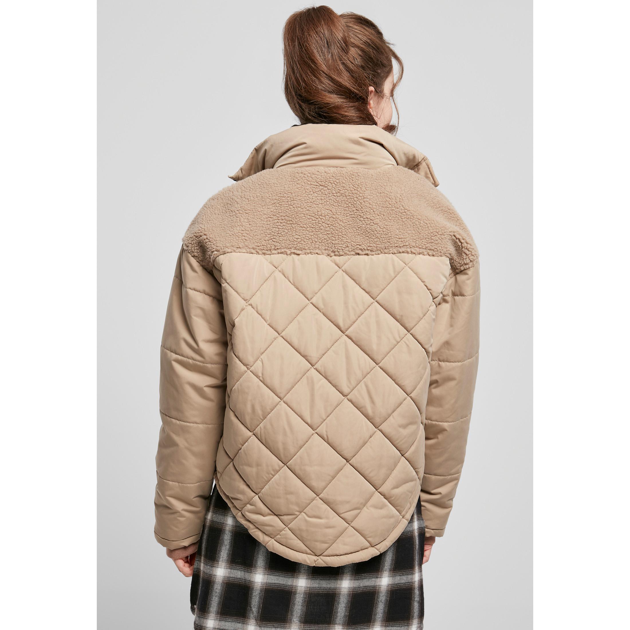 URBAN CLASSICS  giacca diamond quilt puffer oversized 