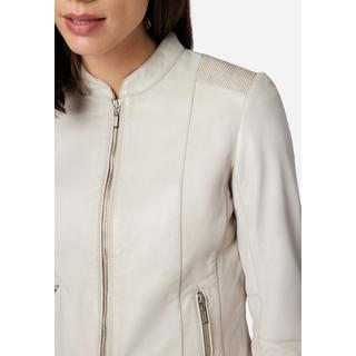 RICANO  Veste en cuir s Abigale, style classique en cuir d'agneau ultra doux 