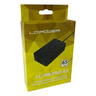 LC-POWER  LC-NB-PRO-65 adaptateur de puissance & onduleur Intérieure 65 W Noir 