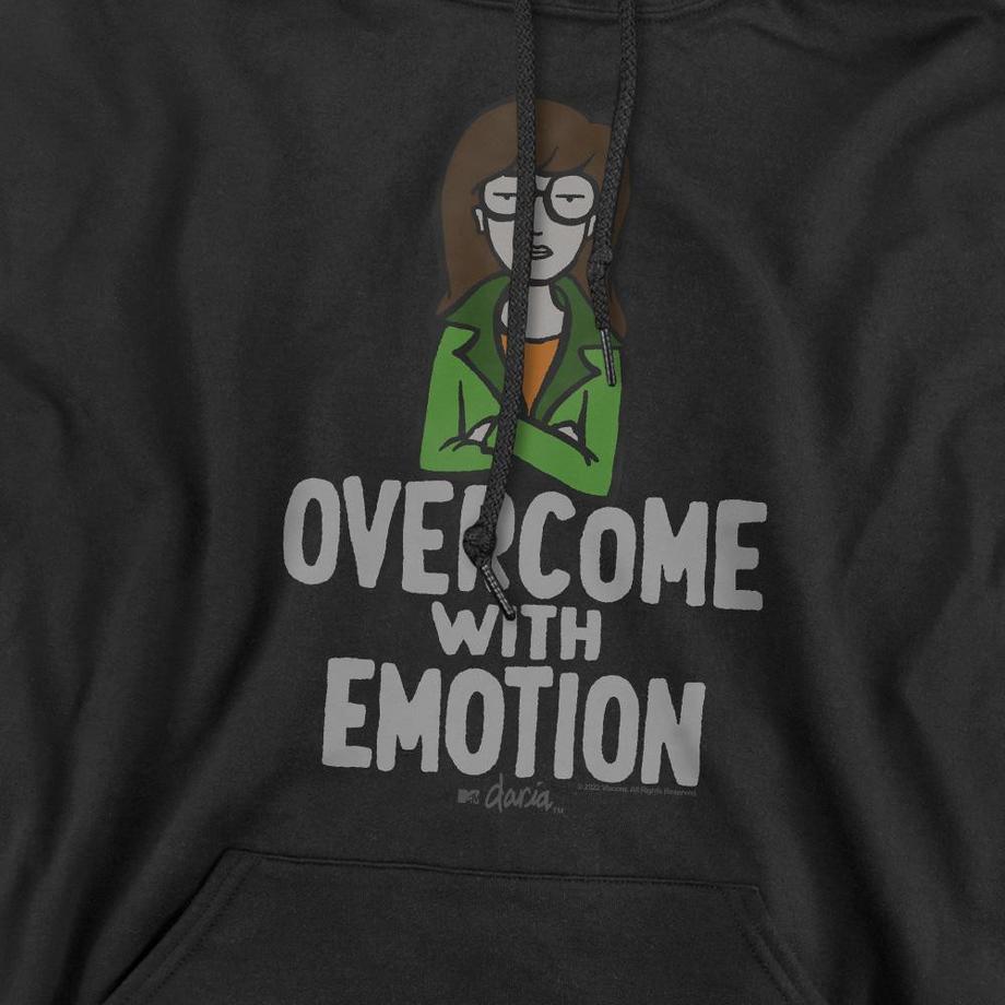 Daria Overcome with Emotion Felpa con Cappuccio Grafica  