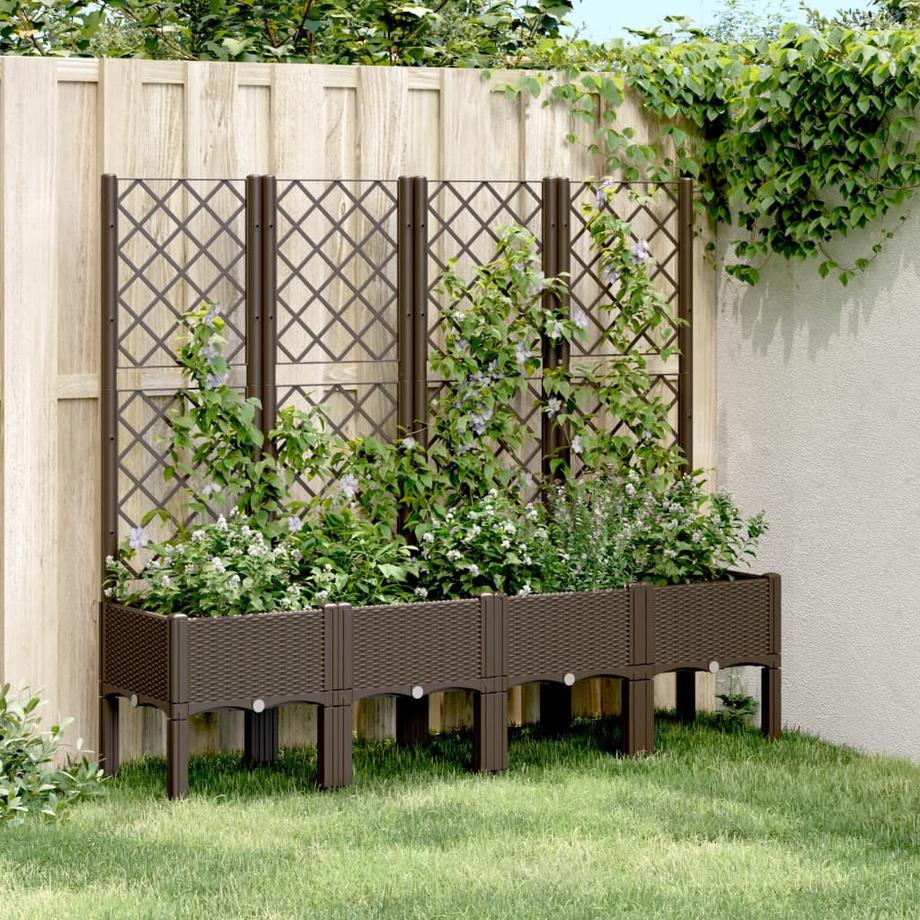 VidaXL Jardinière polypropylène  