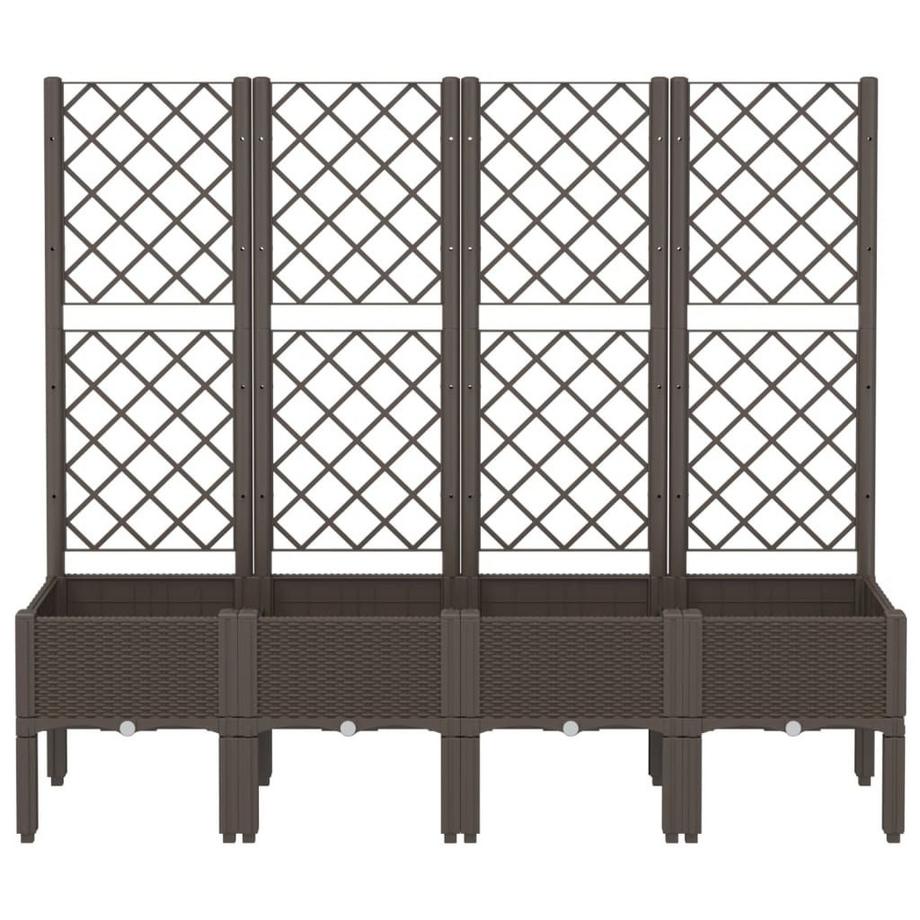 VidaXL Jardinière polypropylène  