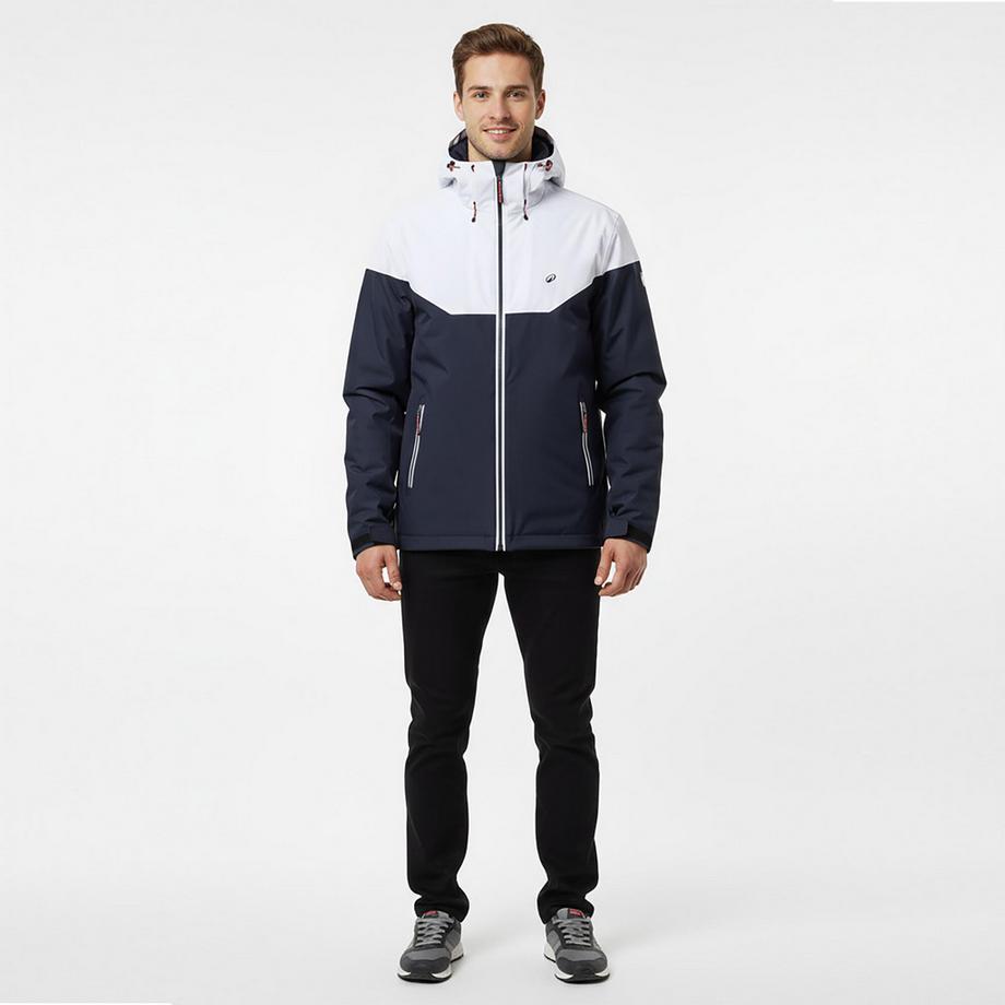 Veste de voile chaude imperméable homme, 100 bleu et blanc