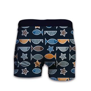 Uvea  Kinder UPF 50+ Badehose Sydney big fish navy 