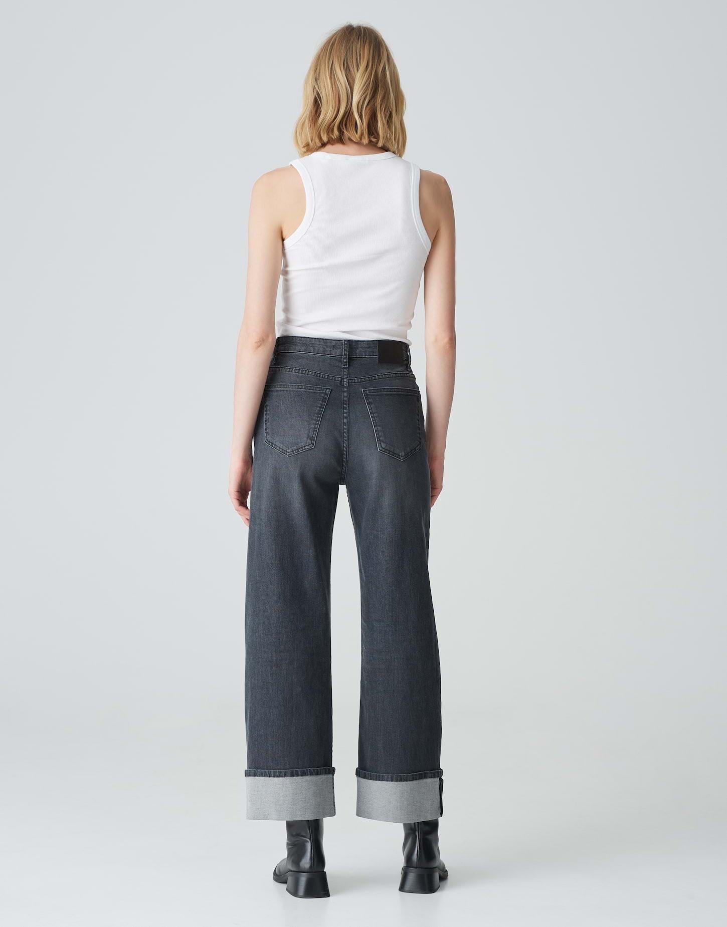 OPUS  Wide Leg Jeans Marli turn up 