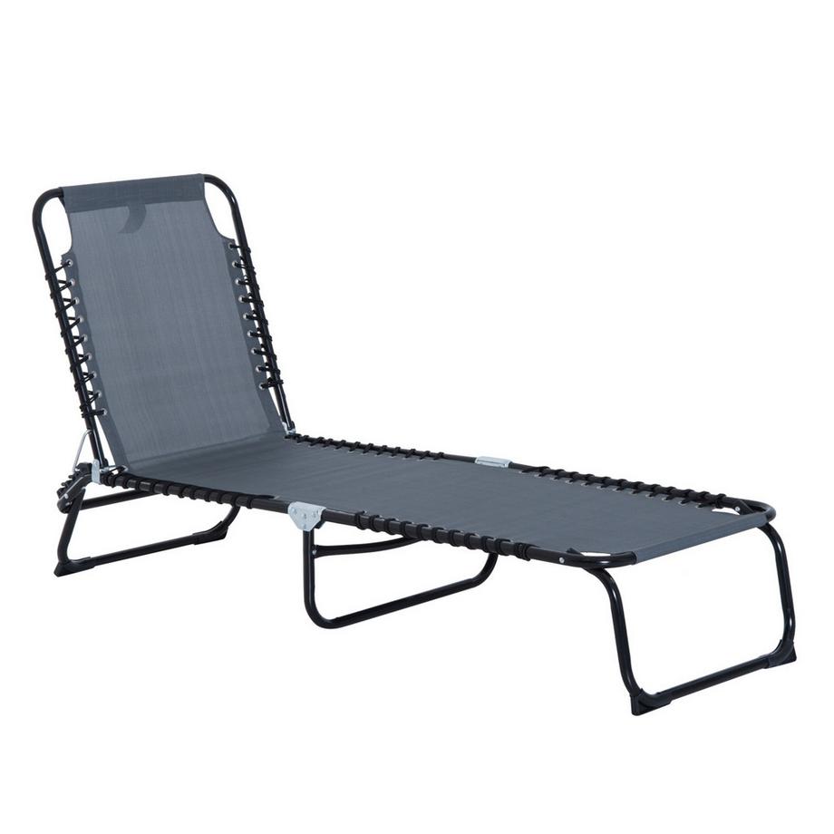 Outsunny Chaise longue pliante  