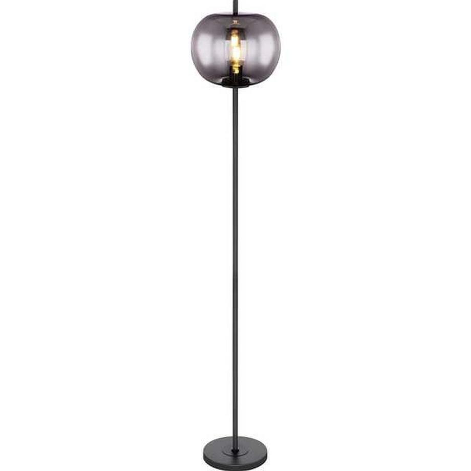 Lampada da terra Blacky in metallo nero 1xE27