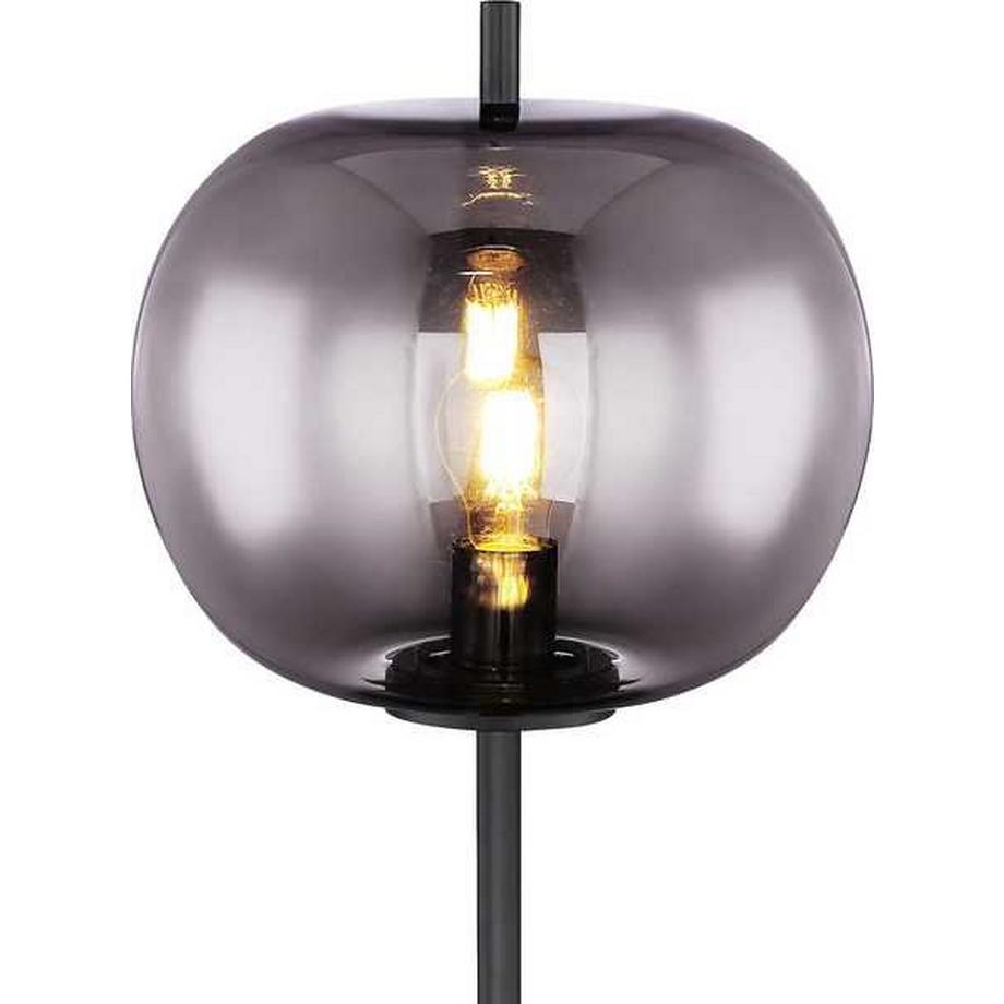 mutoni Lampadaire Blacky métal noir 1xE27  