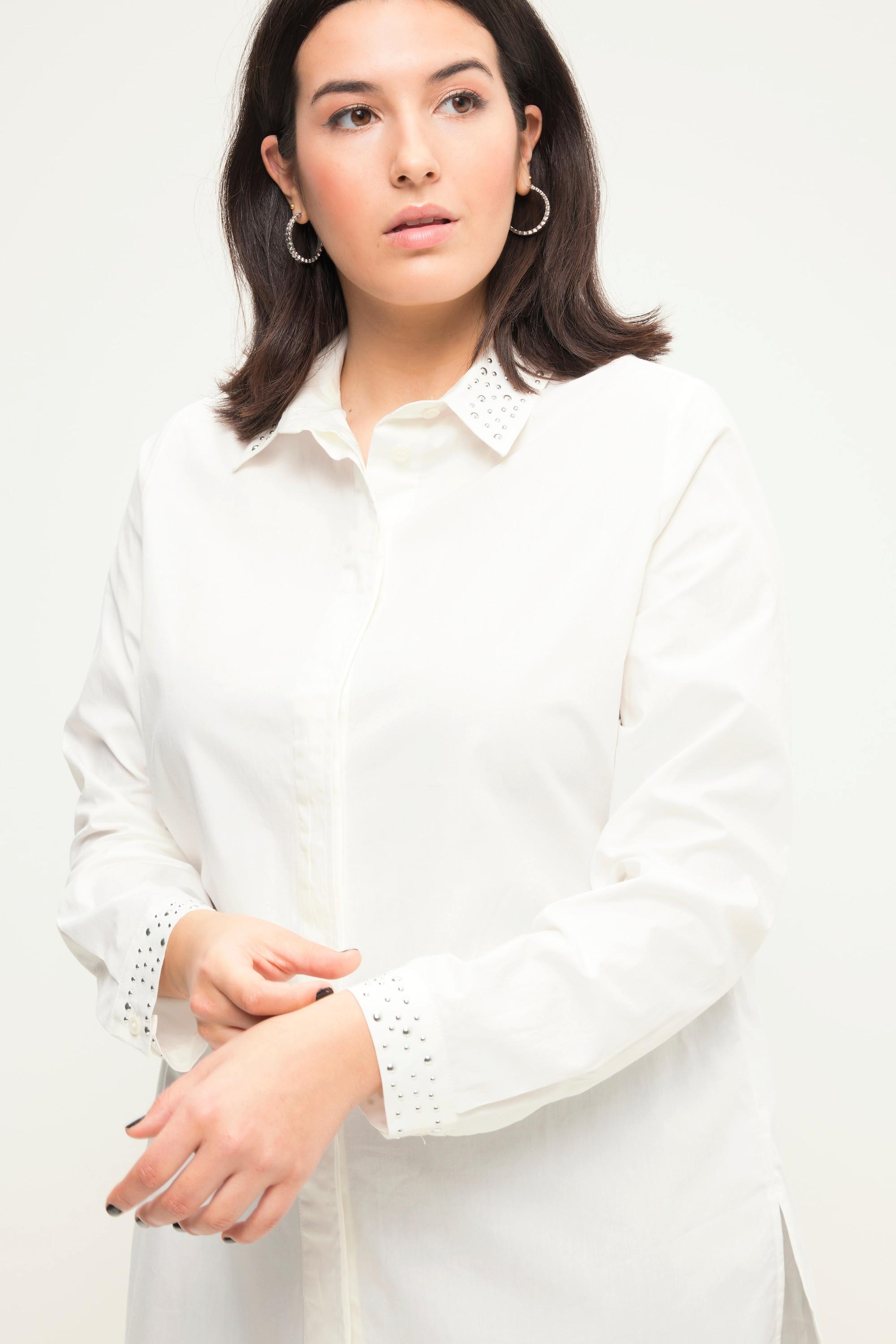 Studio Untold Chemise Loose Fit Rivets Décoratifs Manches Longues  