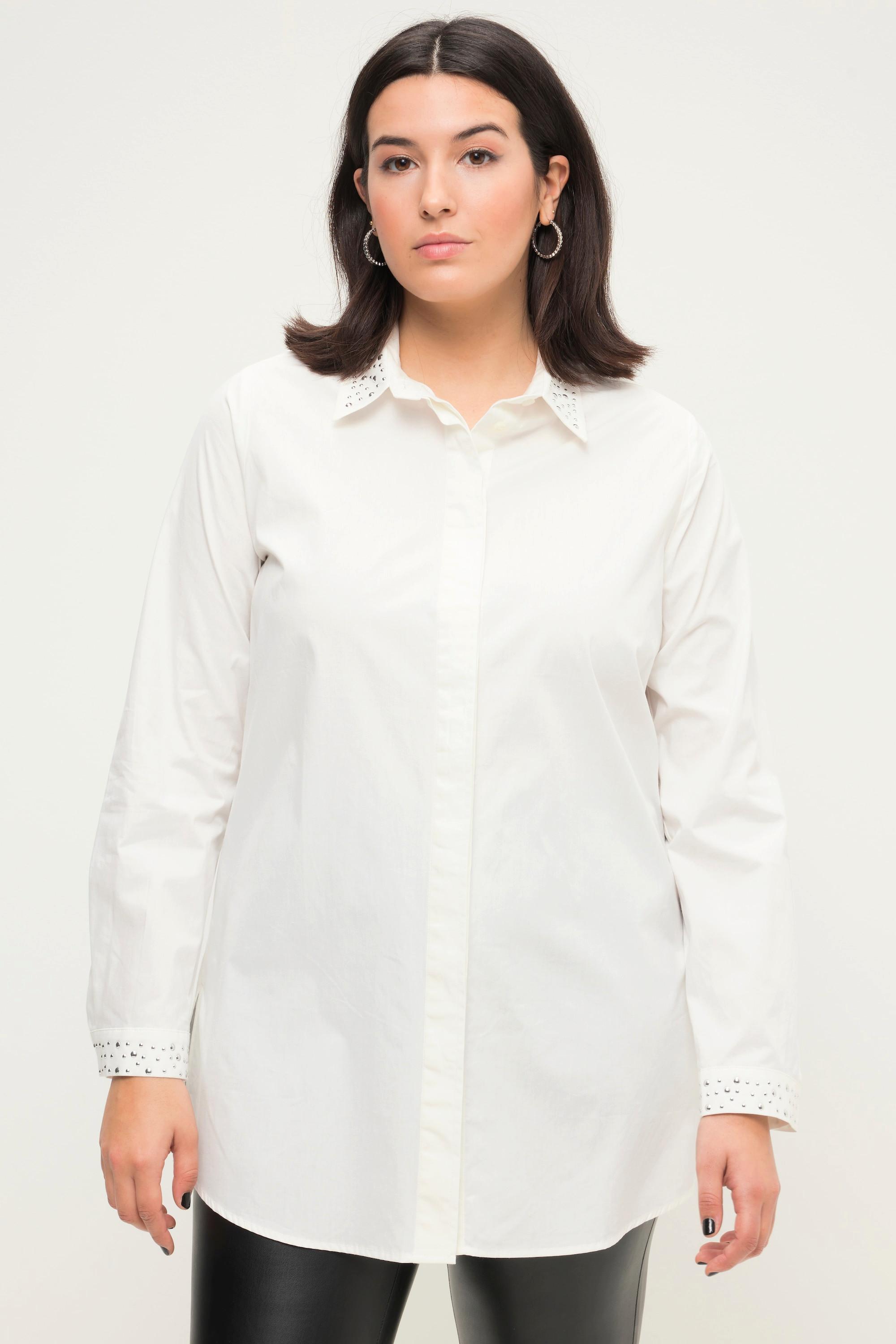 Studio Untold Chemise Loose Fit Rivets Décoratifs Manches Longues  