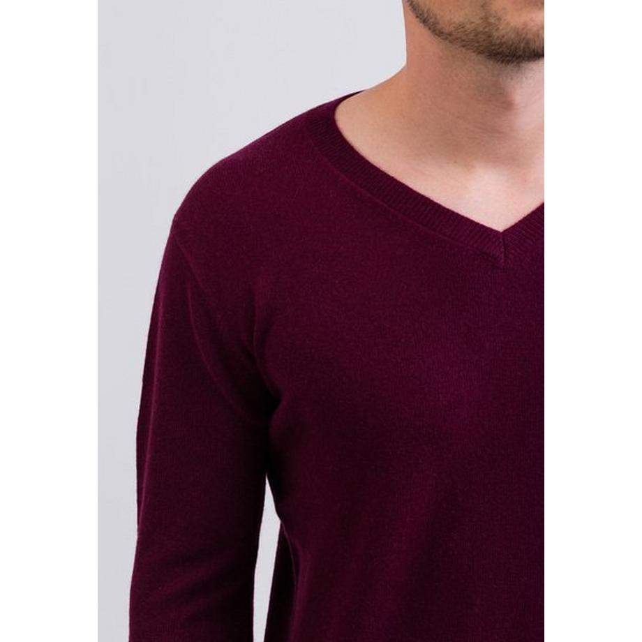 CASH-MERE.CH Cashmere Maglione Scollo a V  