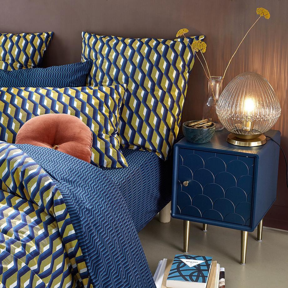 La Redoute Intérieurs Nachttisch Luxore mit 1 variablen Tür  