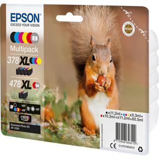 EPSON  Multipack Claria Photo HD T 378/478 XL (6 Farben)   T 379D 