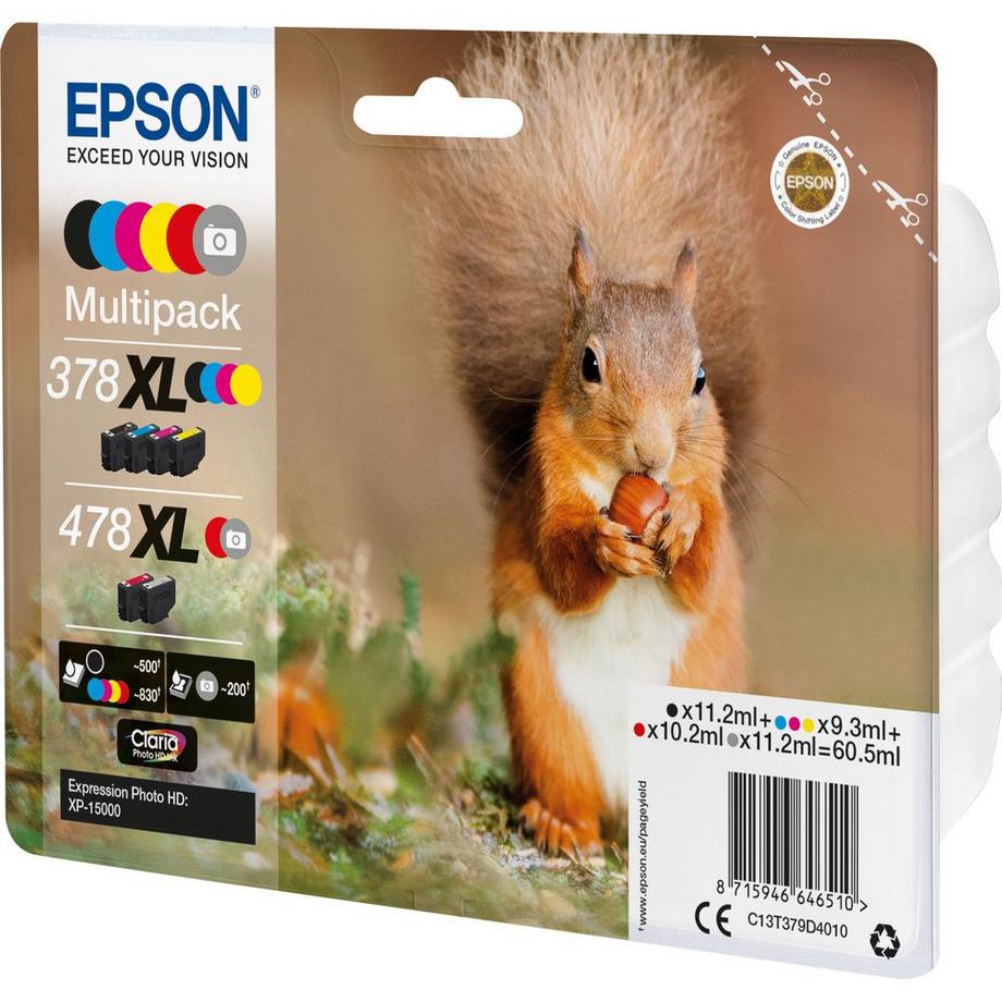 EPSON  EPSON Multipack Tinte 478XL 6-color T379D40 XP-15000 