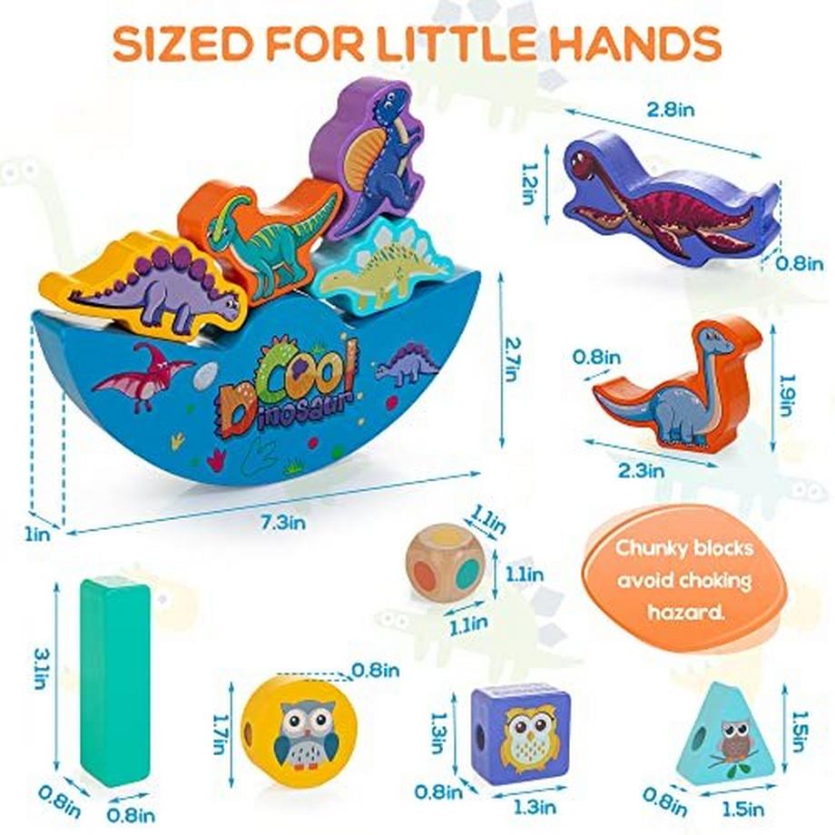 Activity-board  Balance Holzbauklötze Bauklötze 