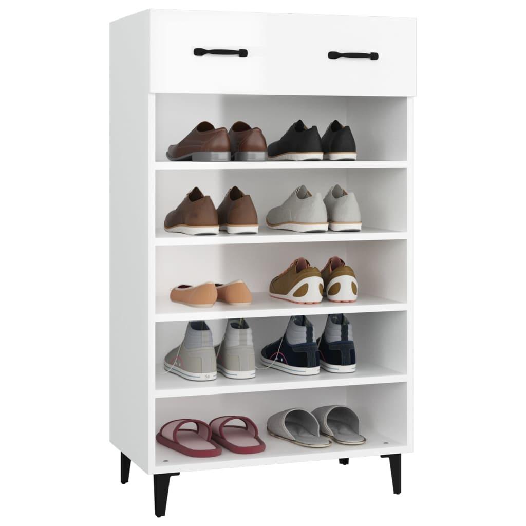 VidaXL Armoire à chaussures bois d'ingénierie  