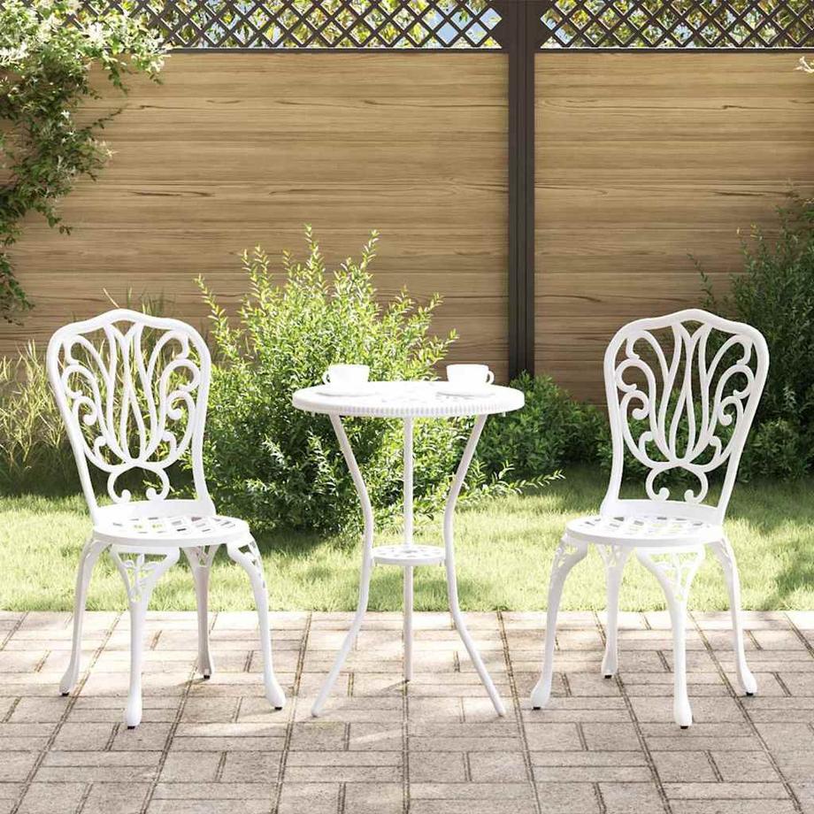 VidaXL Ensemble bistro de jardin aluminium  