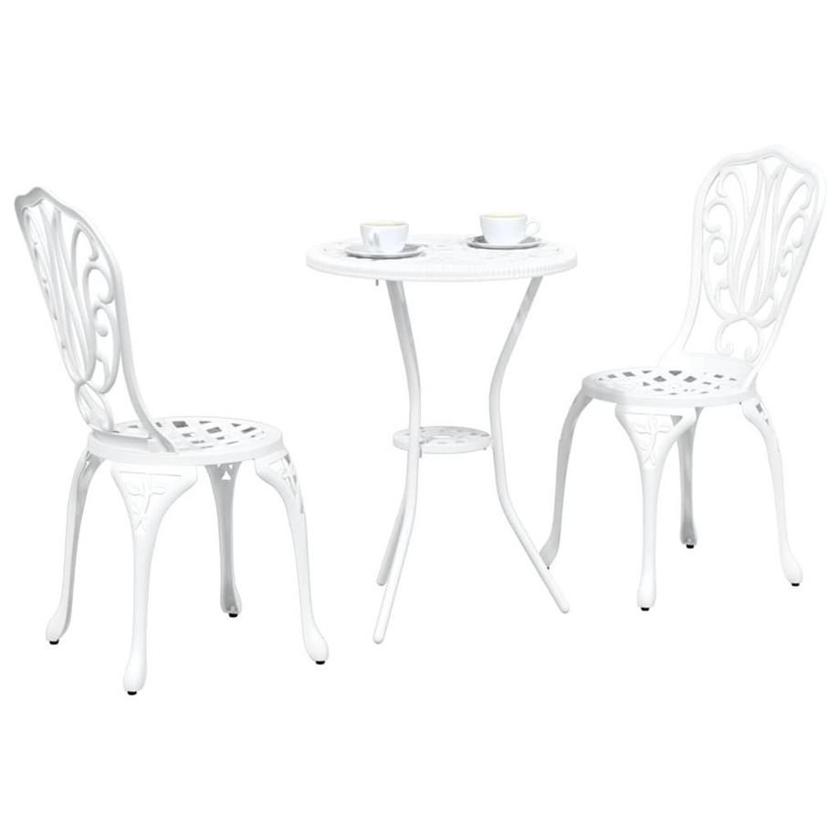 VidaXL Ensemble bistro de jardin aluminium  