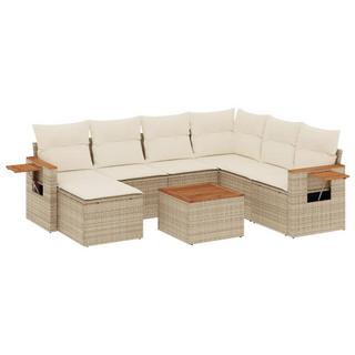 VidaXL set divano da giardino Polirattan  