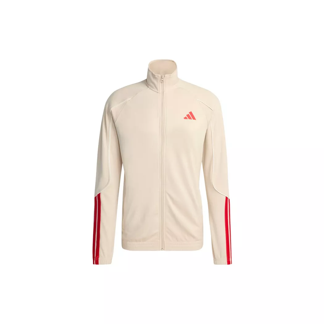 adidas - Survêtet Stadium 3Stripes Tracksuit, L, Rouge