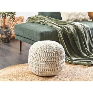 Beliani Pouf aus Baumwolle Boho ARPATU  