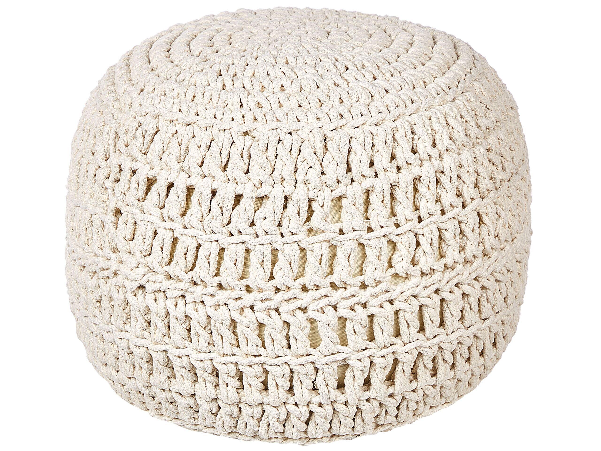 Beliani Pouf en Cotone Boho ARPATU  