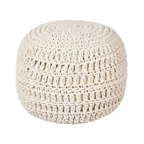 Beliani Pouf en Cotone Boho ARPATU  