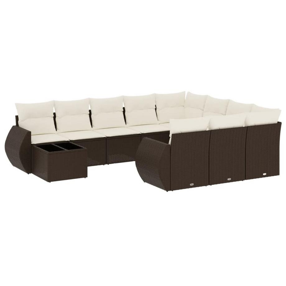 set divano da giardino Polirattan