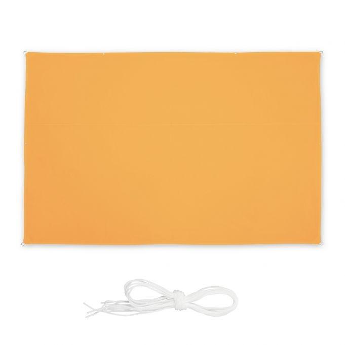 B2X Voile d'ombrage rectangulaire jaune  