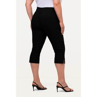 Ulla Popken  Pantaloni Capri di bengalina, estremamente elasticizzati e quasi ingualcibili, con cintura elastica 