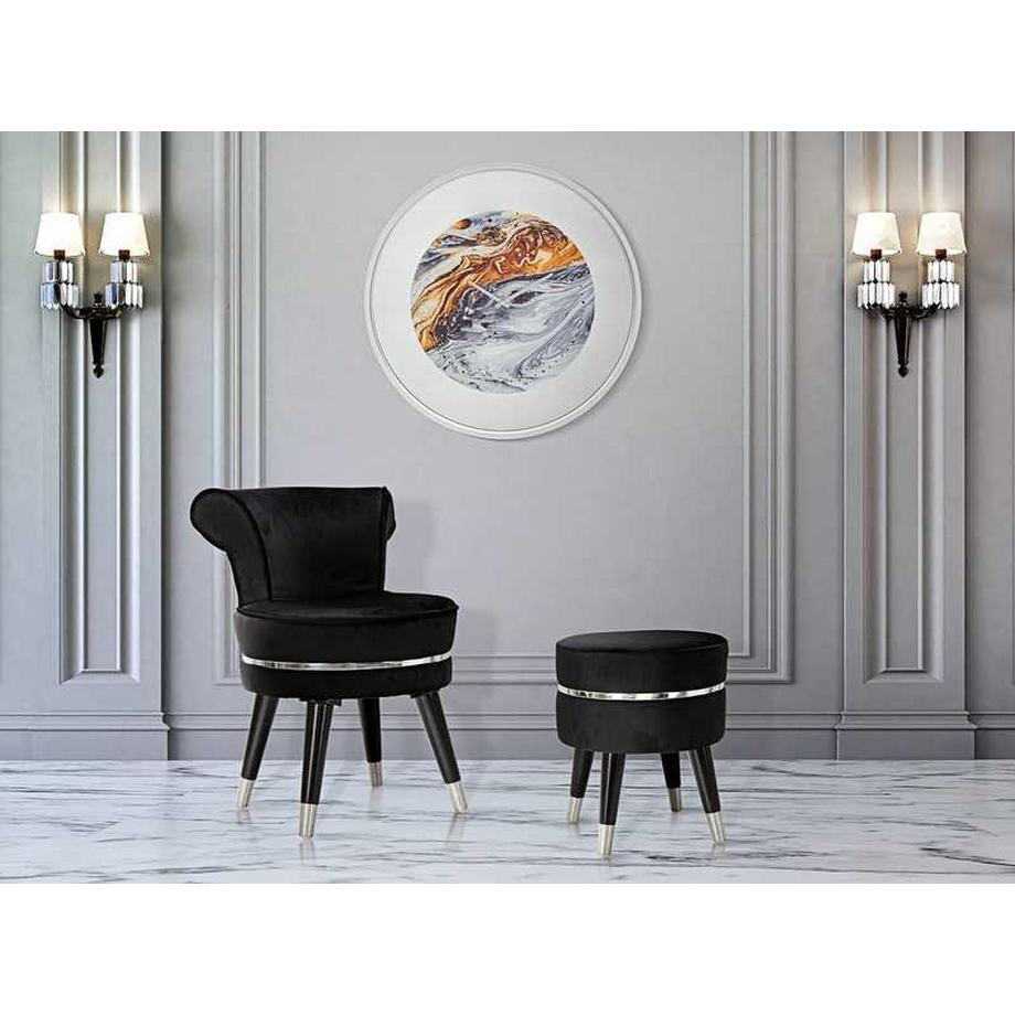 mutoni Wanduhr Mirror Grey  