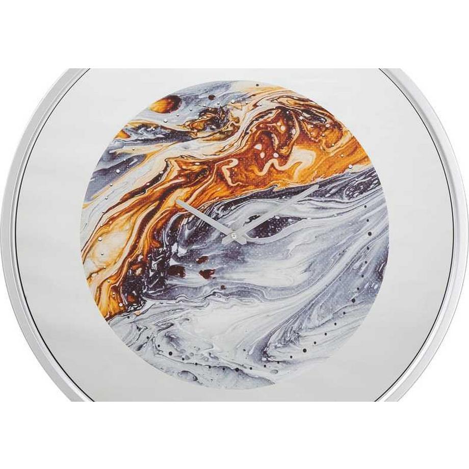 mutoni Wanduhr Mirror Grey  