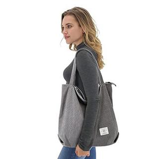 Only-bags.store Cord Reissverschluss Umhängetasche Gross Shopper Tote Handtasche  