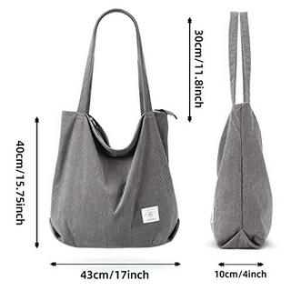 Only-bags.store Cord Reissverschluss Umhängetasche Gross Shopper Tote Handtasche  