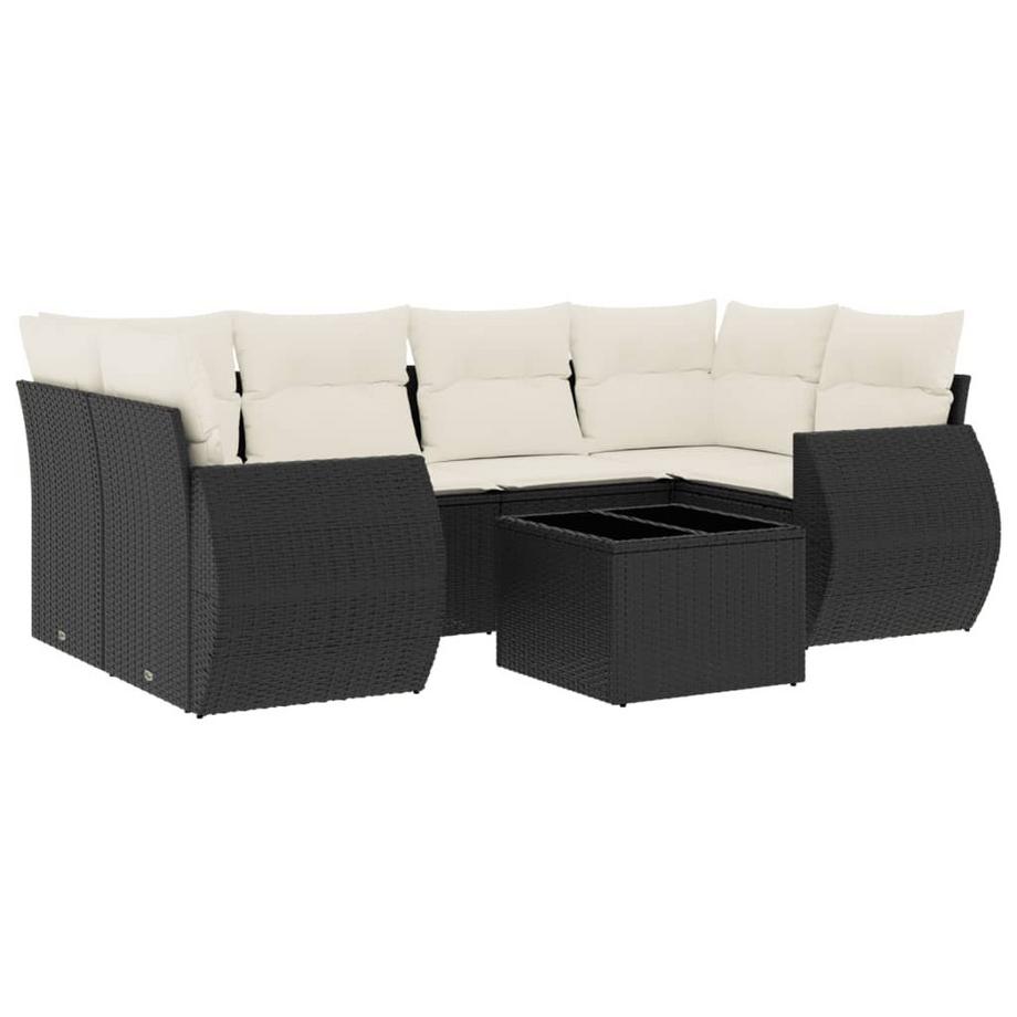 set divano da giardino Polirattan