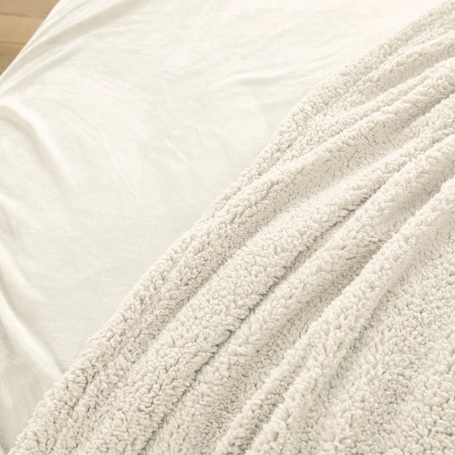 La Redoute Intérieurs Maxine Dessus de lit polaire et sherpa  