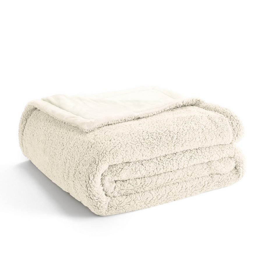 La Redoute Intérieurs Maxine Dessus de lit polaire et sherpa  